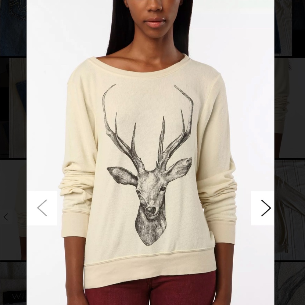 Wildfox Couture DEAR Hunter Beach Sweatshirt women’s S